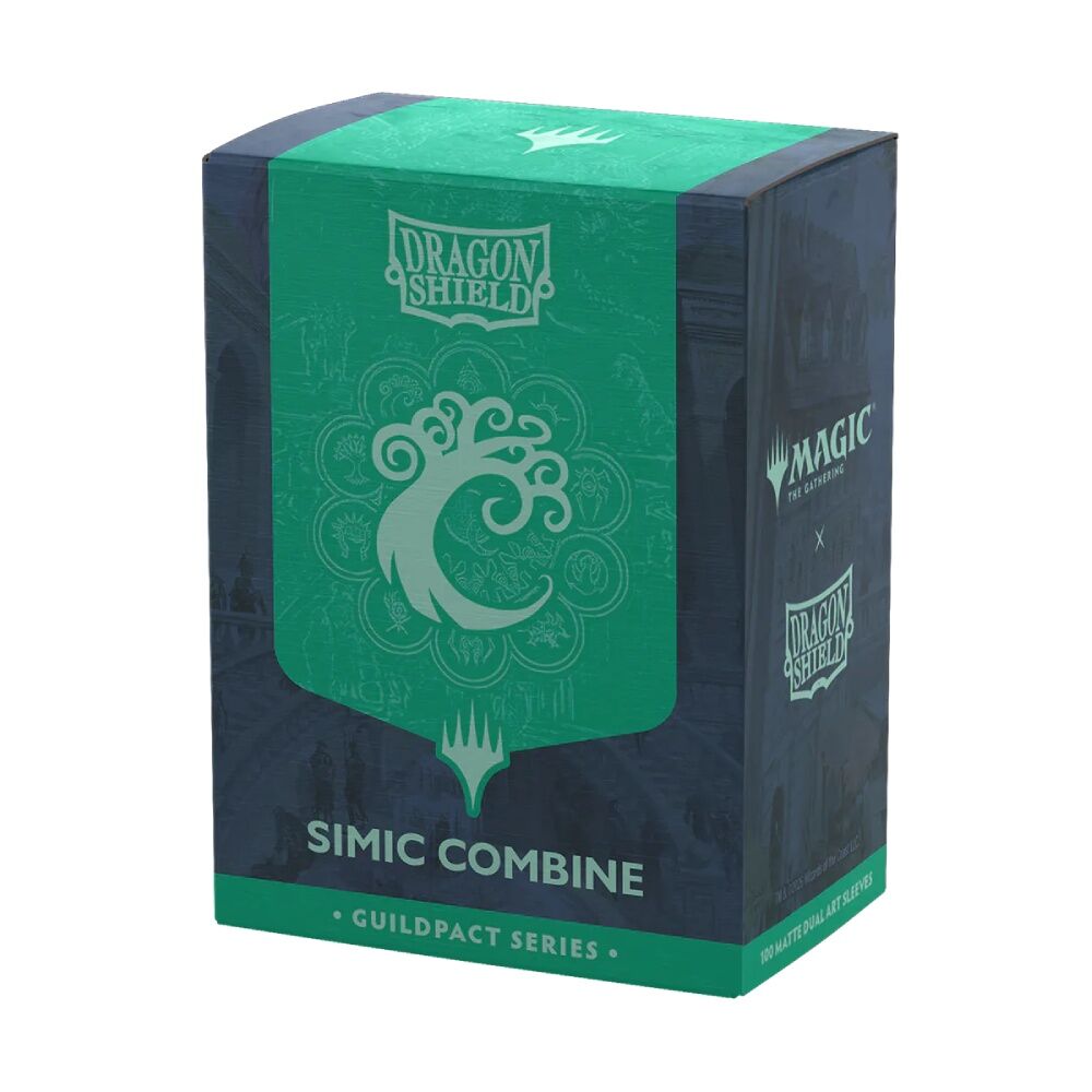 Dragon Shield | Standard Size Sleeves | 100ct | Simic Combine (Art Dual Matte)