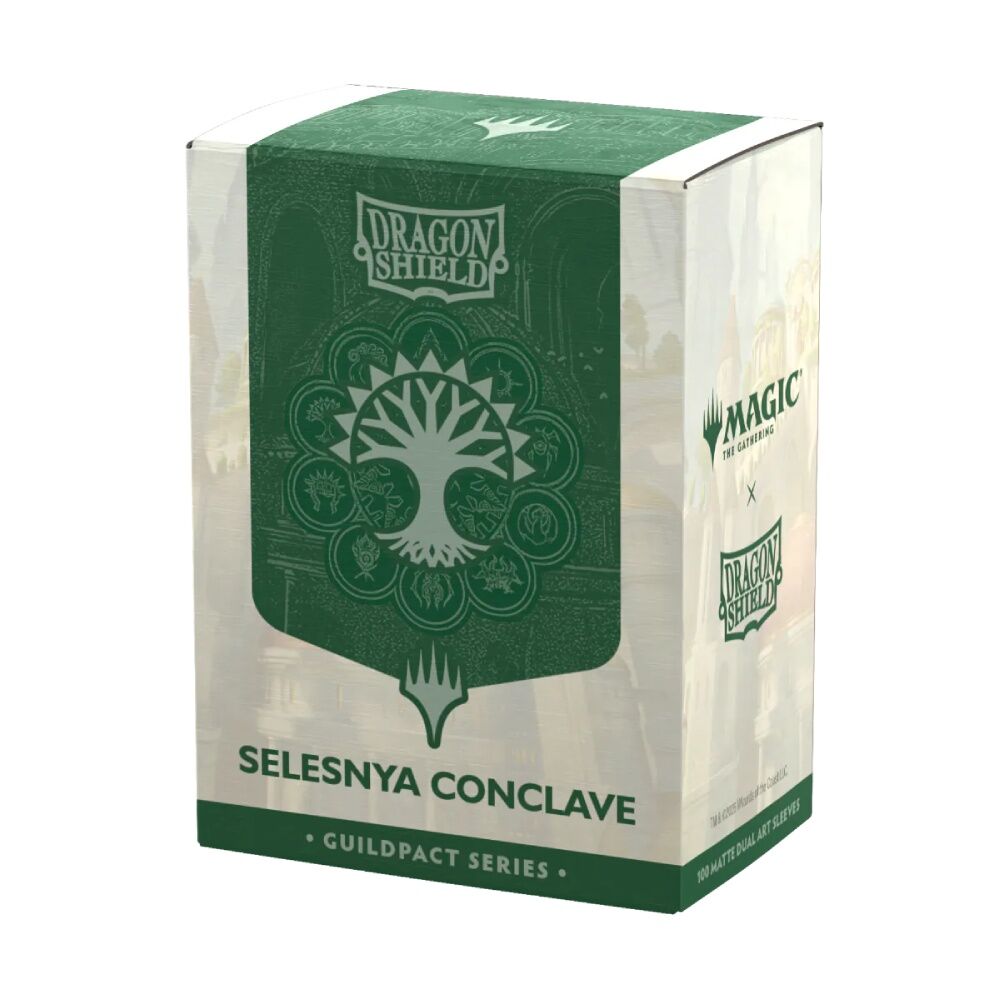 Dragon Shield | Standard Size Sleeves | 100ct | Selesnya Conclave (Art Dual Matte)