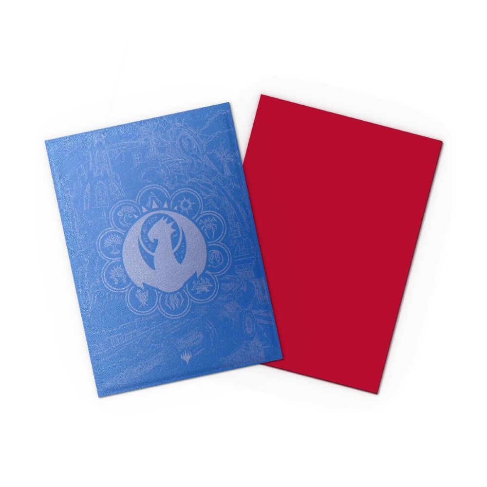Dragon Shield | Standard Size Sleeves | 100ct | Izzet league (Art Dual Matte)