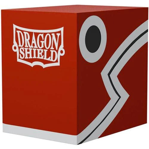 Dragon Shield | Double Shell Deck Box | Red/Black