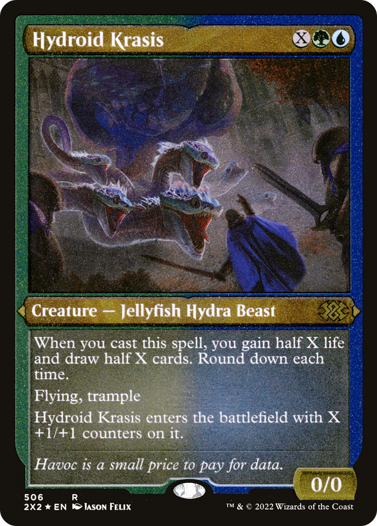 Hydroid Krasis (Foil Etched) |  Foil (506) [Double Masters 2022]