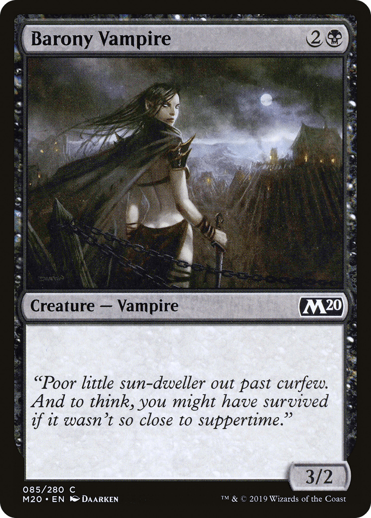 Barony Vampire [Core Set 2020] Foil