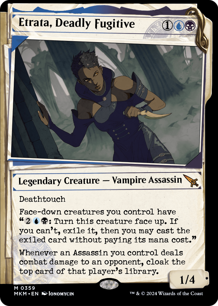 Etrata, Deadly Fugitive (Showcase) [Murders at Karlov Manor] Foil