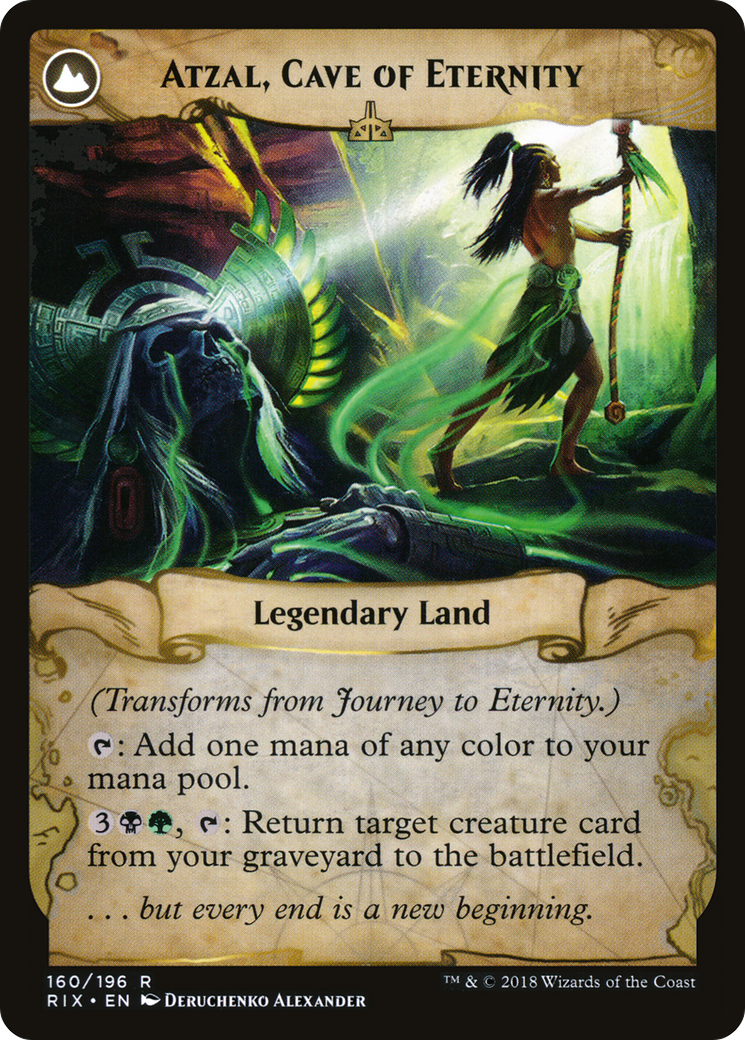 Journey to Eternity // Atzal, Cave of Eternity |  (RIX-160) [The List]