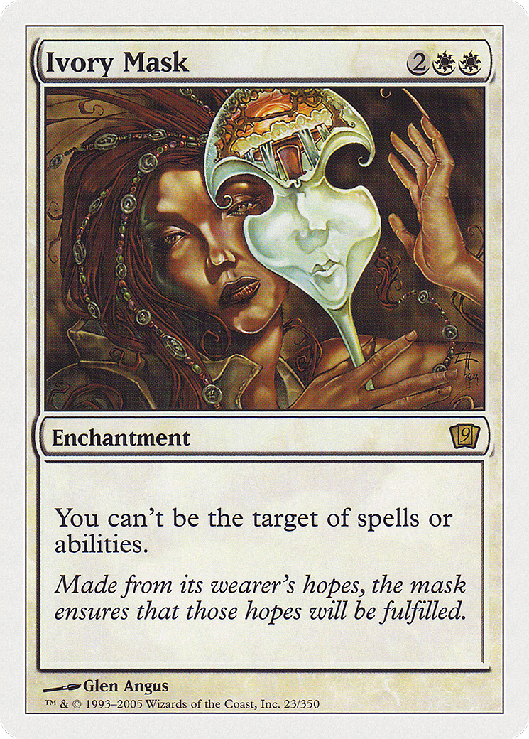 Ivory Mask [Ninth Edition] Foil