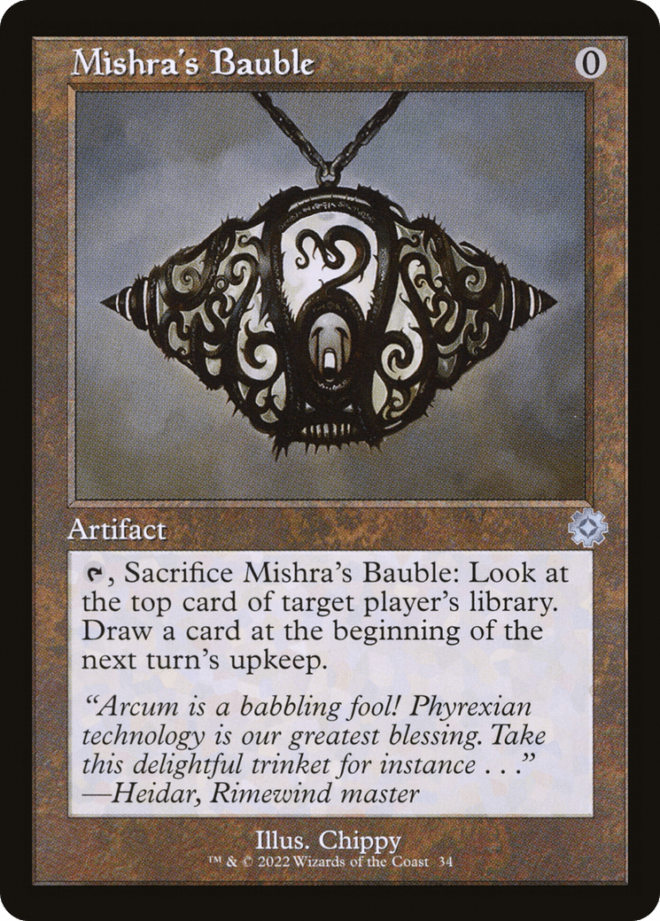 Mishra's Bauble (Retro) [The Brothers' War Retro Artifacts] Foil
