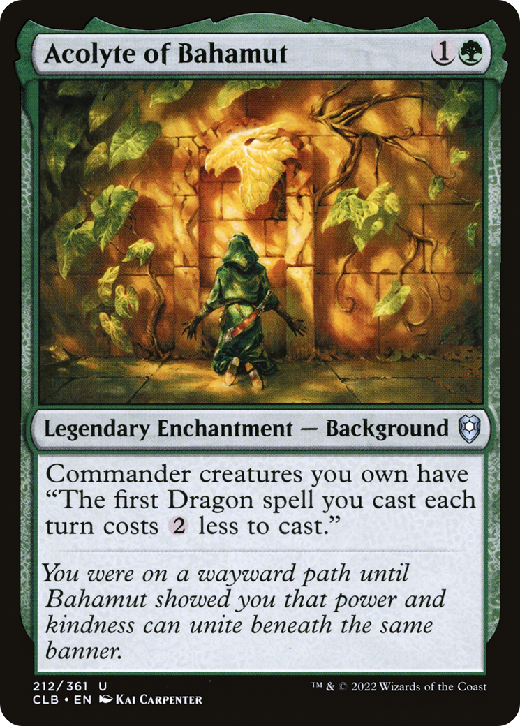 Acolyte of Bahamut [Commander Legends: Battle for Baldur's Gate] Foil