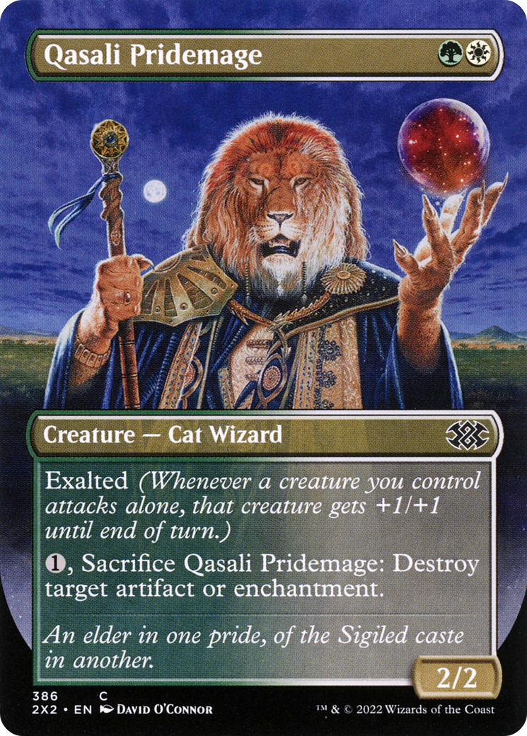 Qasali Pridemage (Borderless Alternate Art) [Double Masters 2022] Foil