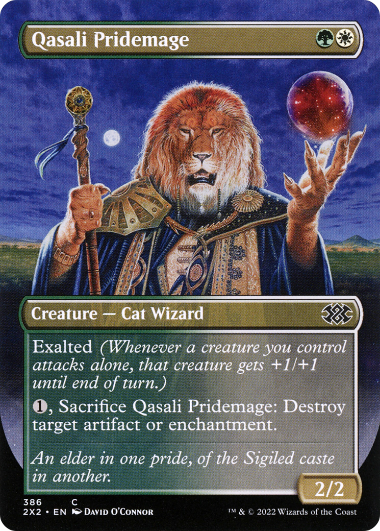 Qasali Pridemage (Borderless Alternate Art) [Double Masters 2022] Foil