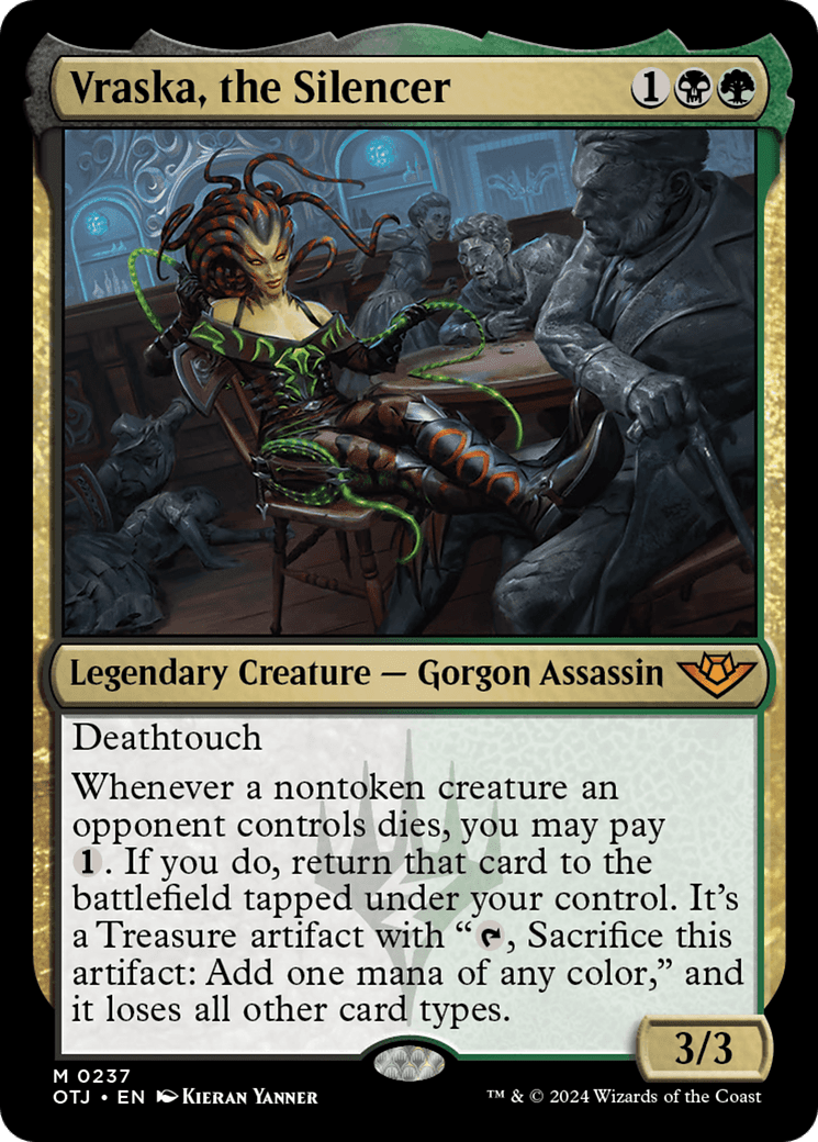 Vraska, the Silencer [Outlaws of Thunder Junction] Foil