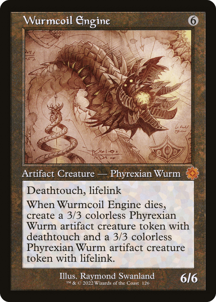 Wurmcoil Engine (Retro Schematic) [The Brothers' War Retro Artifacts] Foil