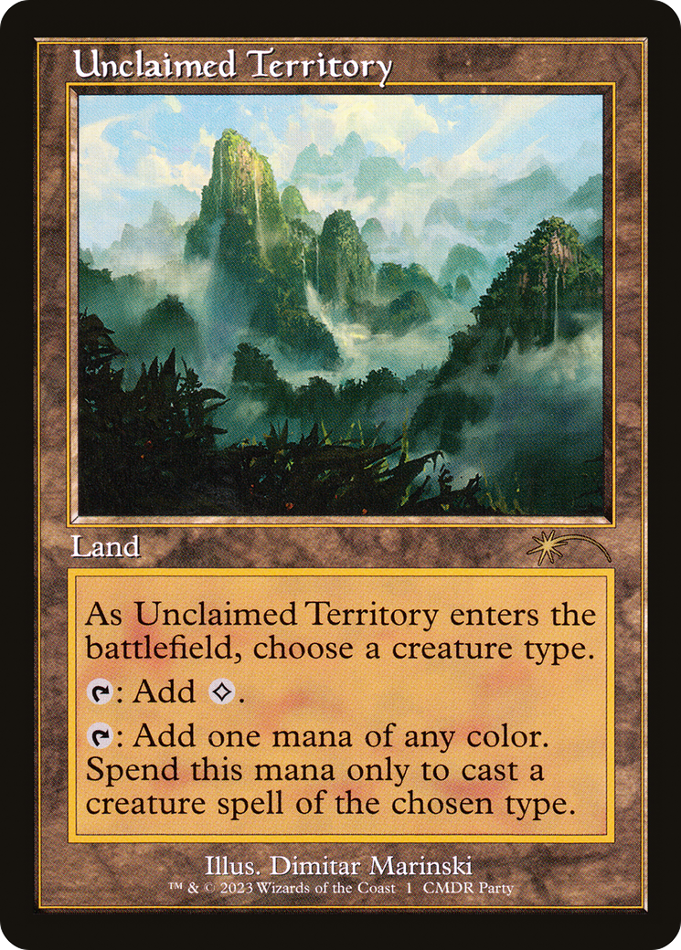 Unclaimed Territory (Retro) [Wizards Play Network 2023] Foil