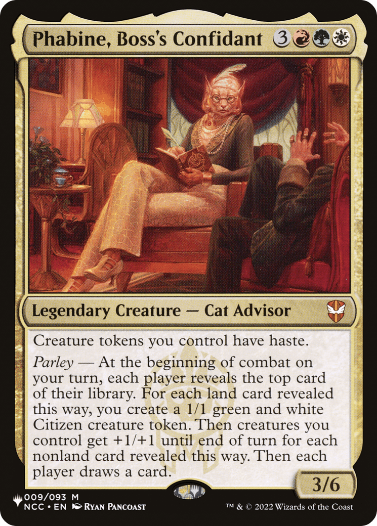 Phabine, Boss's Confidant |  (NCC-9) [The List]