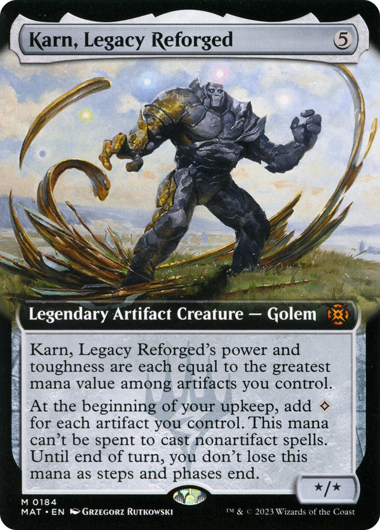 Karn, Legacy Reforged (Extended Art) [March of the Machine: The Aftermath] Foil