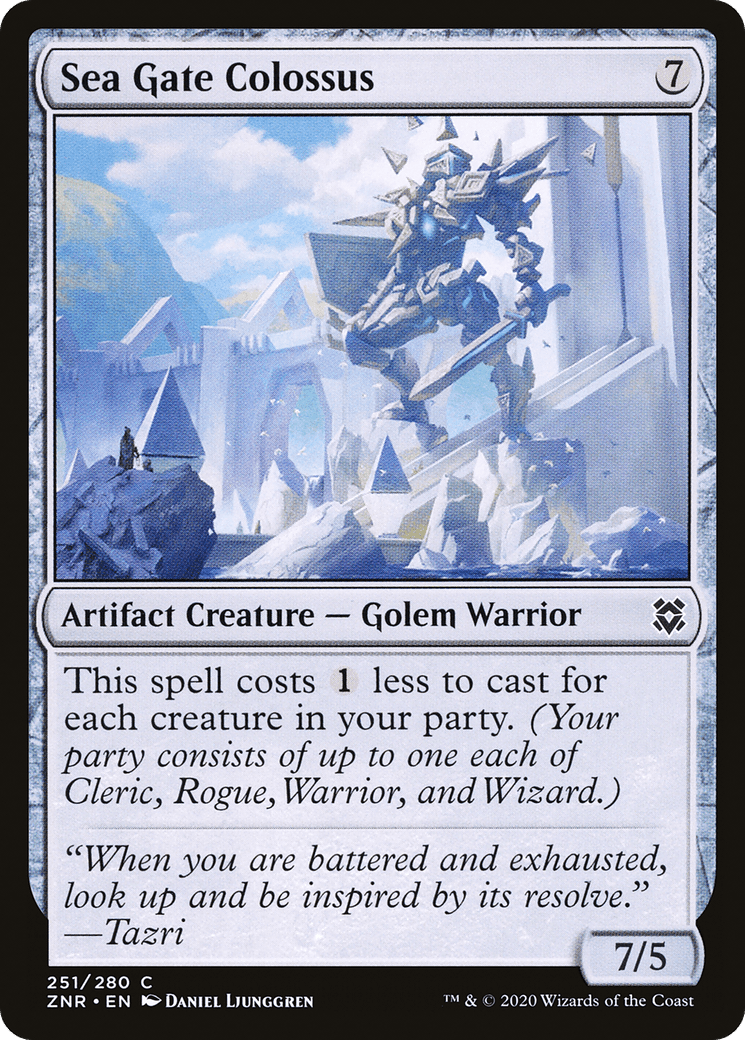 Sea Gate Colossus [Zendikar Rising] Foil