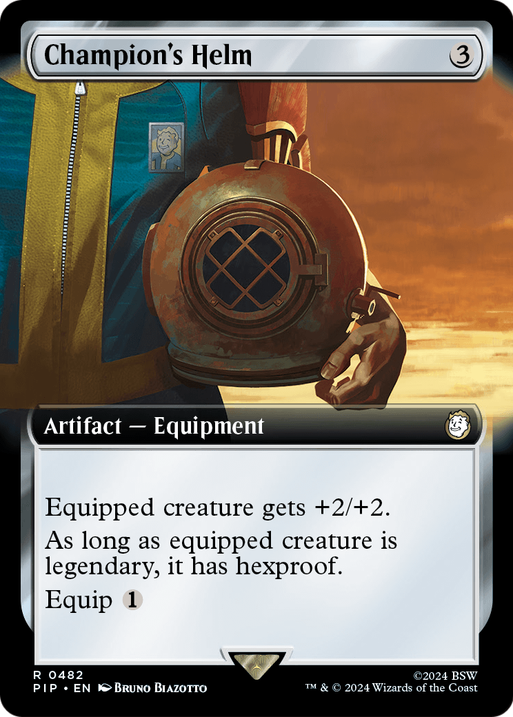 Champion's Helm (Extended Art) [Fallout] Foil