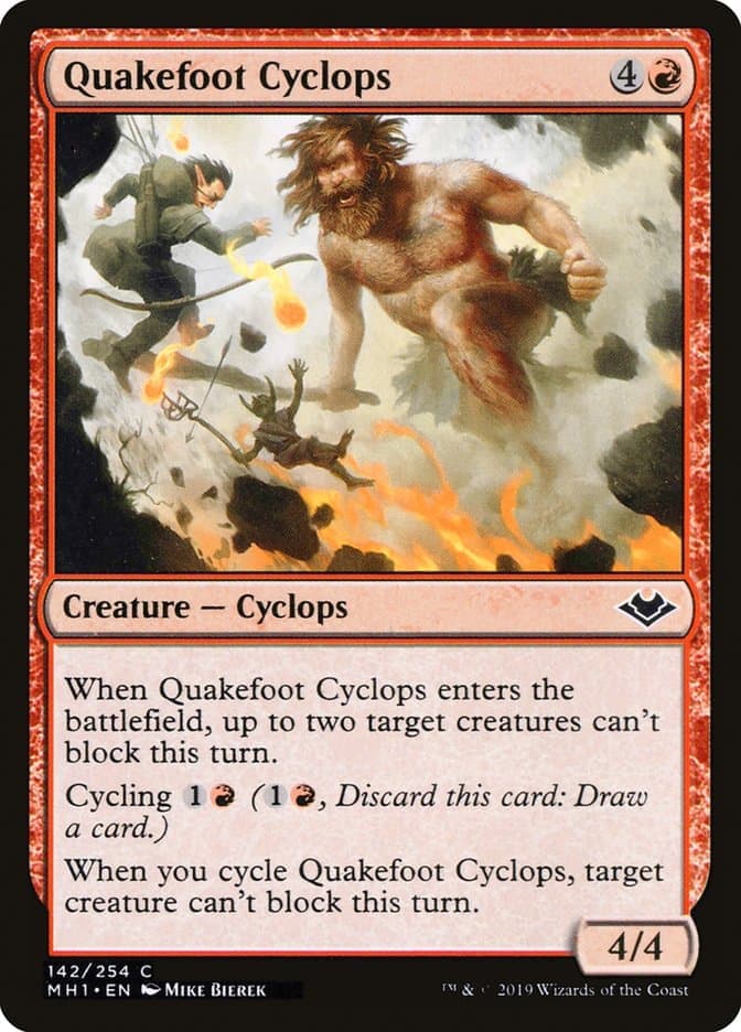 Quakefoot Cyclops [Modern Horizons] Foil