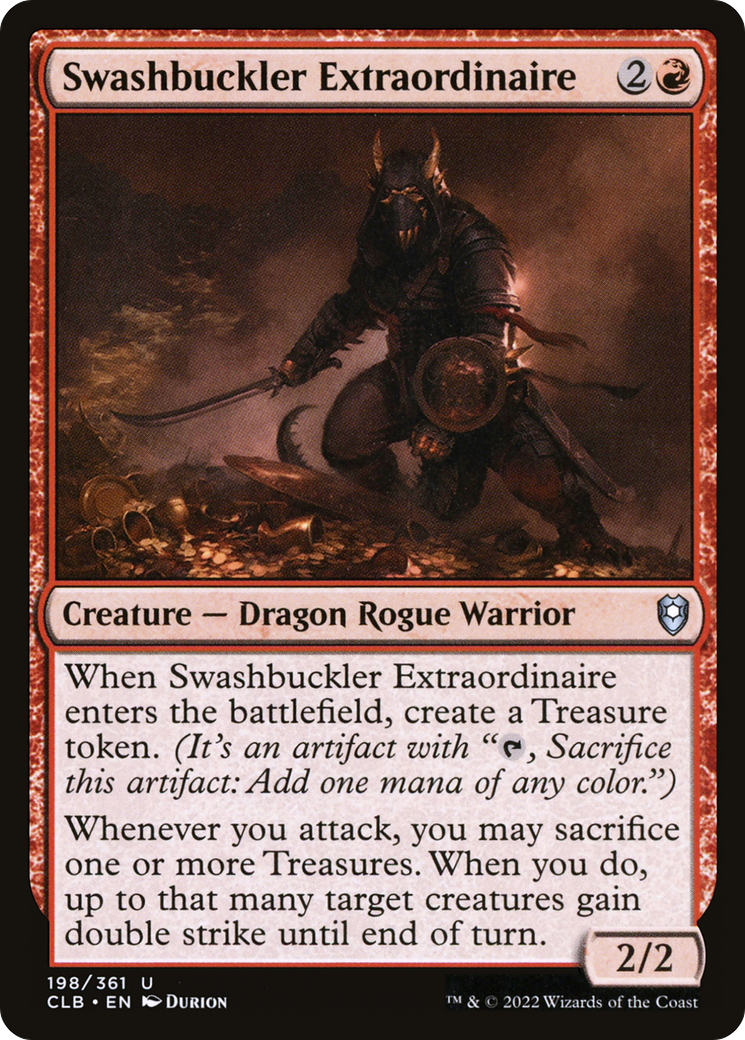 Swashbuckler Extraordinaire [Commander Legends: Battle for Baldur's Gate] Foil