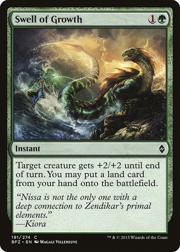 Swell of Growth [Battle for Zendikar] Foil