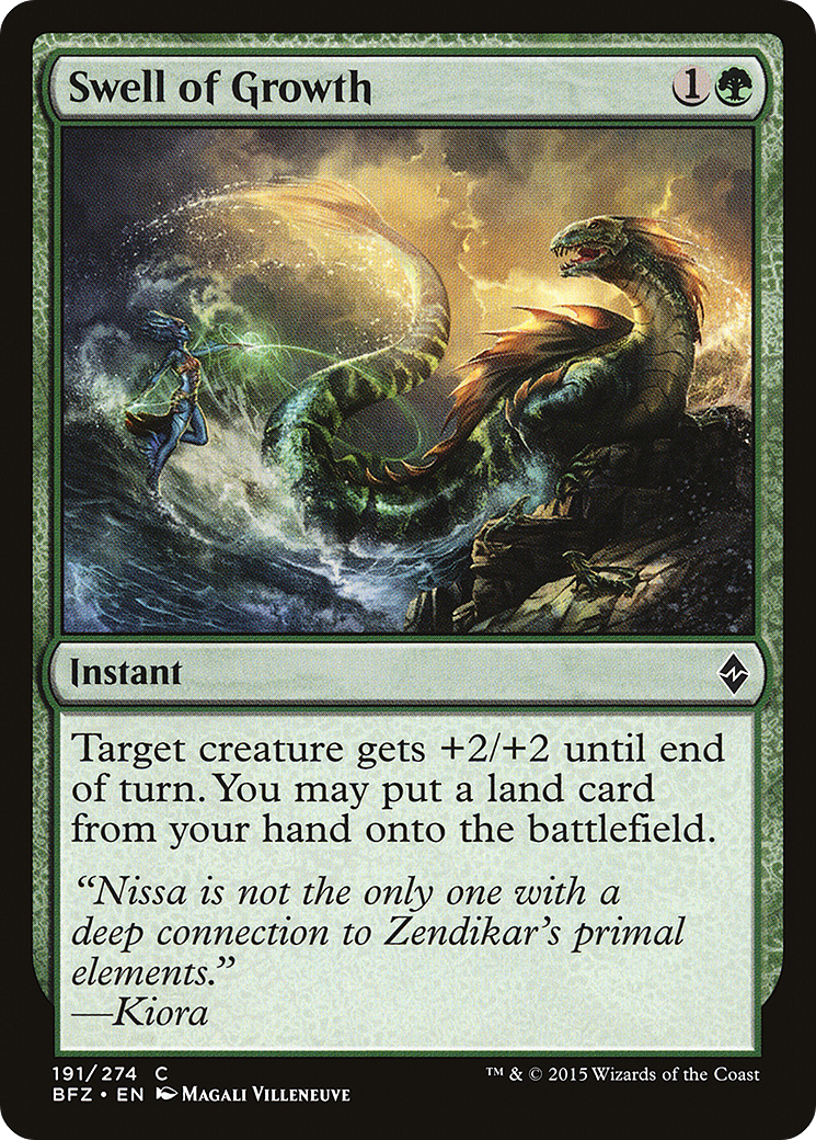 Swell of Growth [Battle for Zendikar] Foil