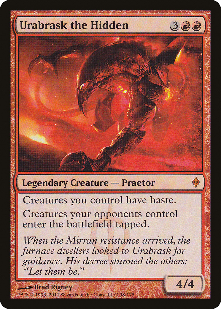 Urabrask the Hidden [New Phyrexia] Foil