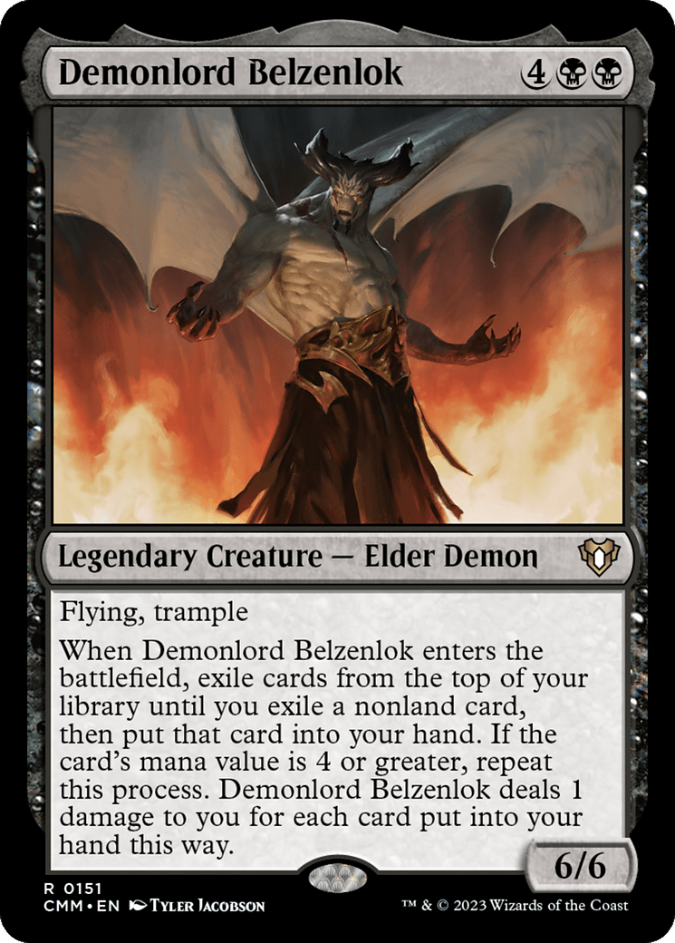 Demonlord Belzenlok [Commander Masters] Foil