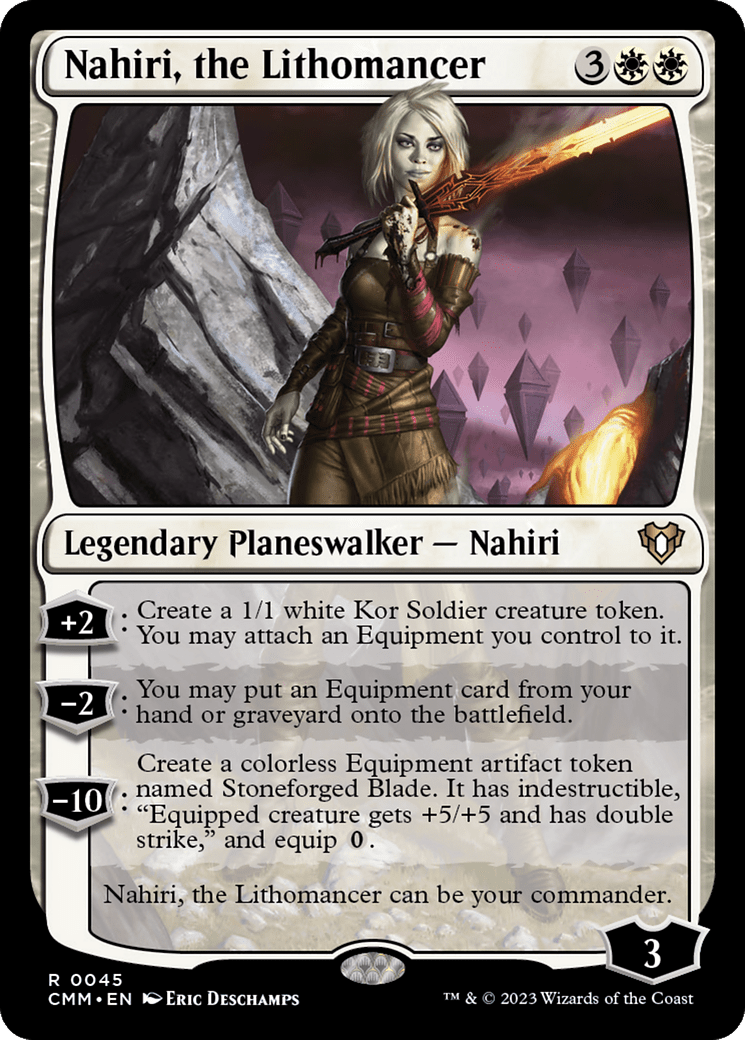 Nahiri, the Lithomancer [Commander Masters] Foil
