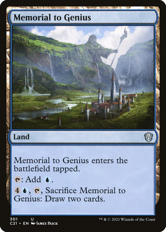 Memorial to Genius 301/81 (Commander 2021) 