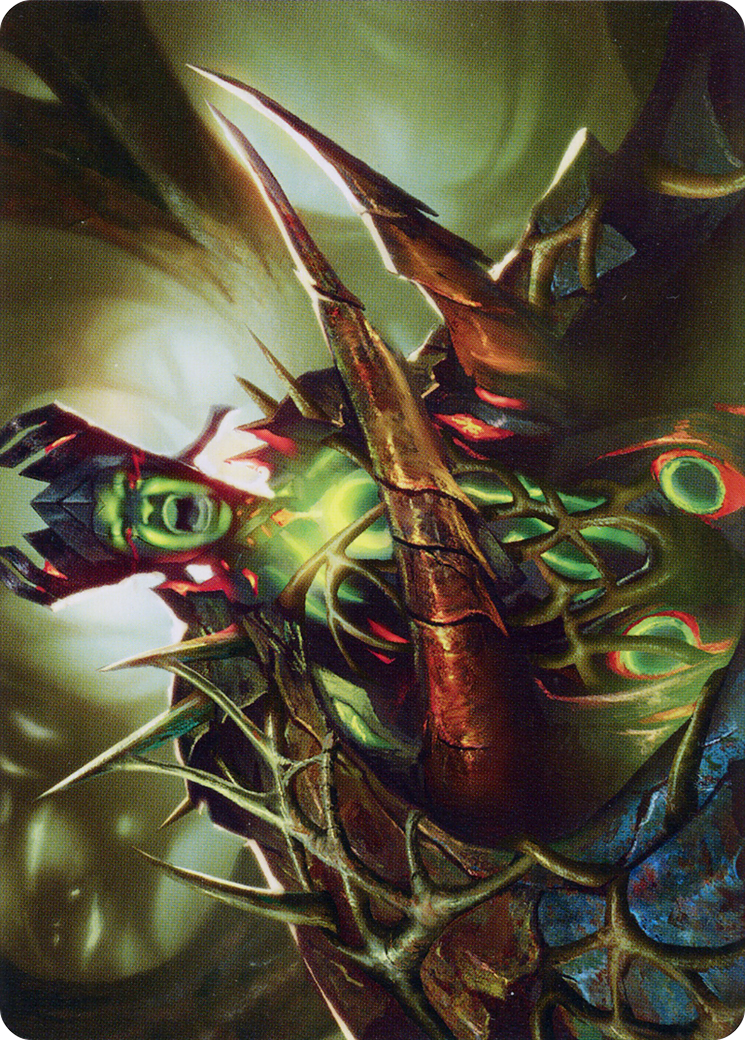 Maze's Mantle // Maze's Mantle (AONE-040) - Phyrexia: All Will Be One Art Series (Borderless) Foil