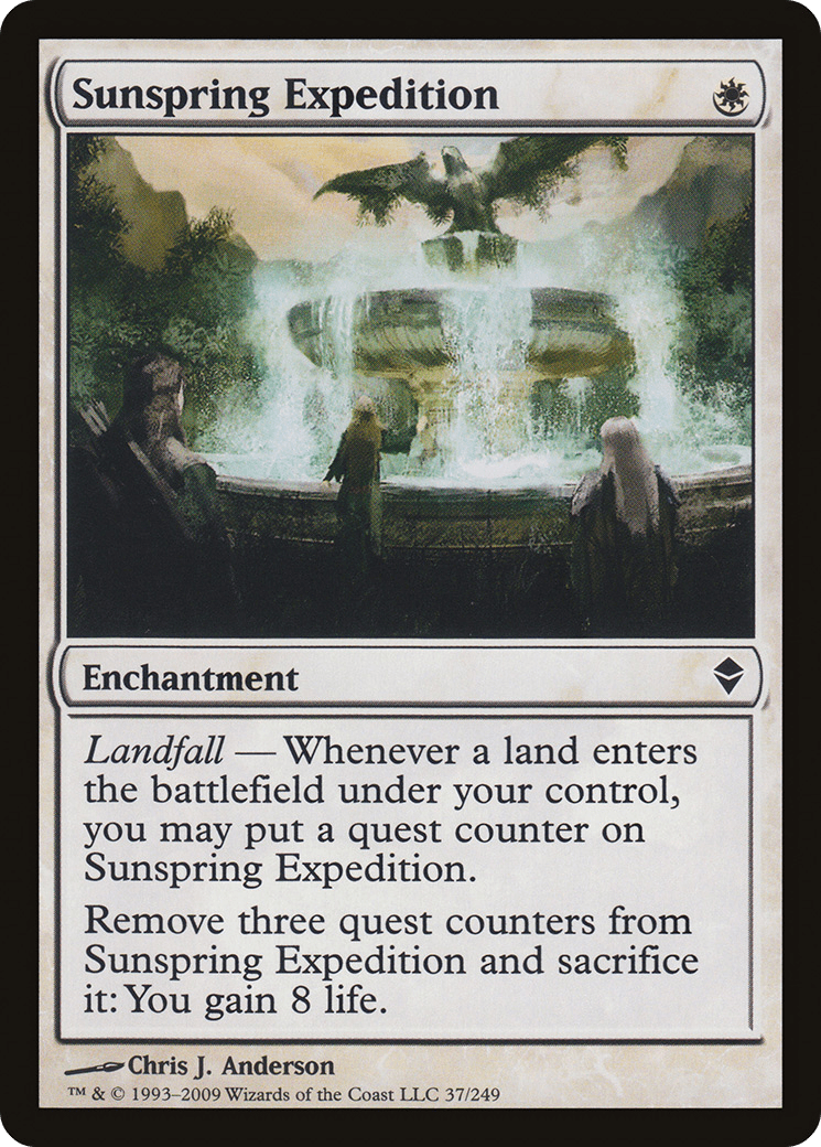 Sunspring Expedition [Zendikar] Foil