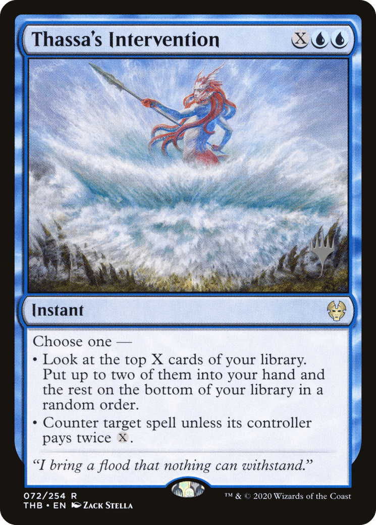 Thassa's Intervention (Promo Pack) [Theros Beyond Death Promos] Foil