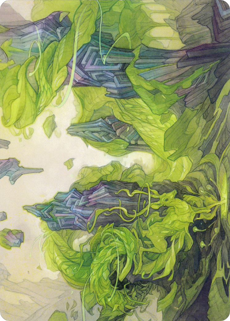 Reclaim the Wastes // Reclaim the Wastes (AZNR-072) - Zendikar Rising Art Series (Borderless) Foil