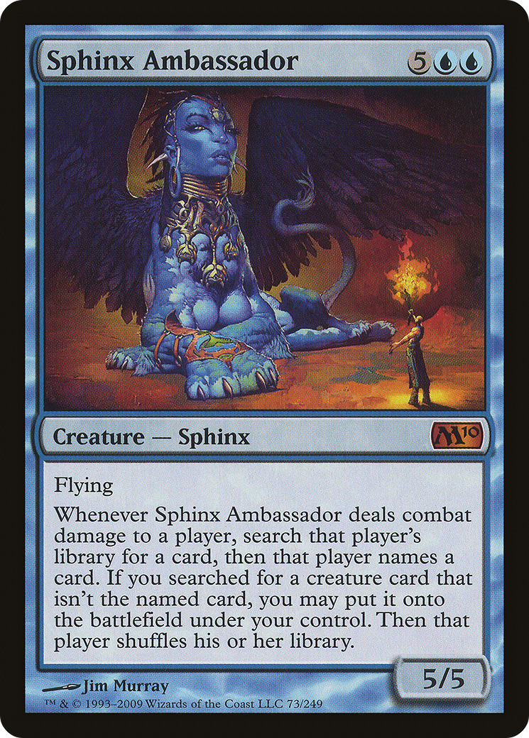 Sphinx Ambassador [Magic 2010] Foil