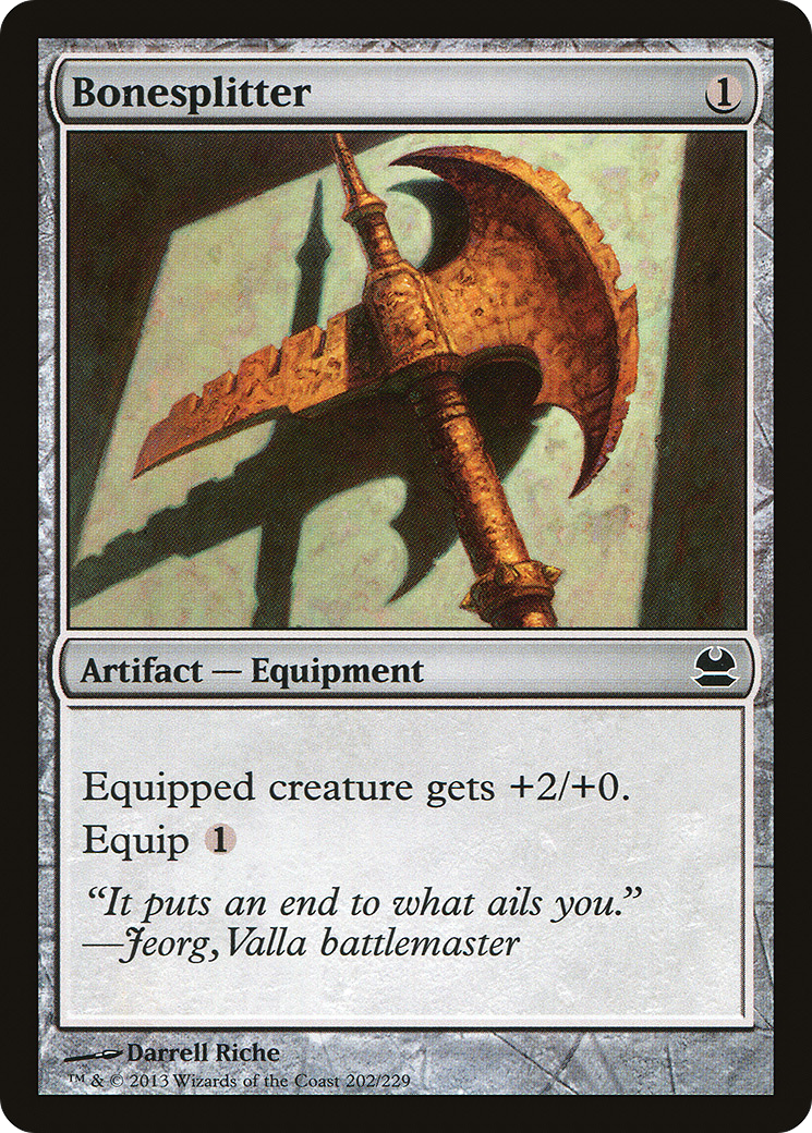 Bonesplitter [Modern Masters] Foil