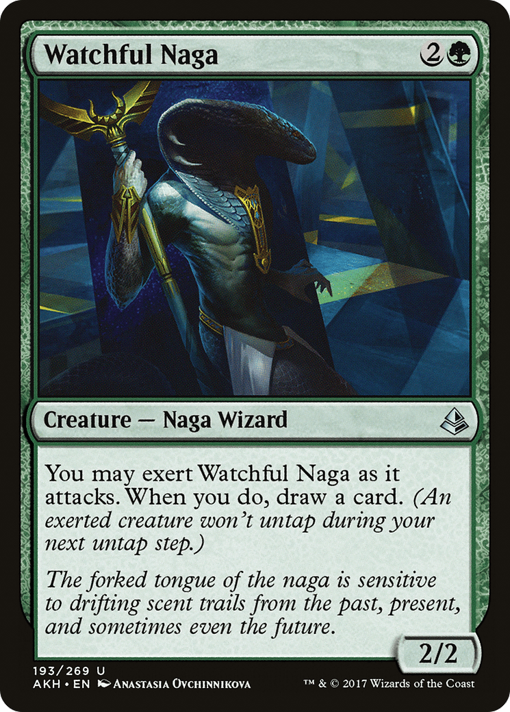 Watchful Naga [Amonkhet] Foil
