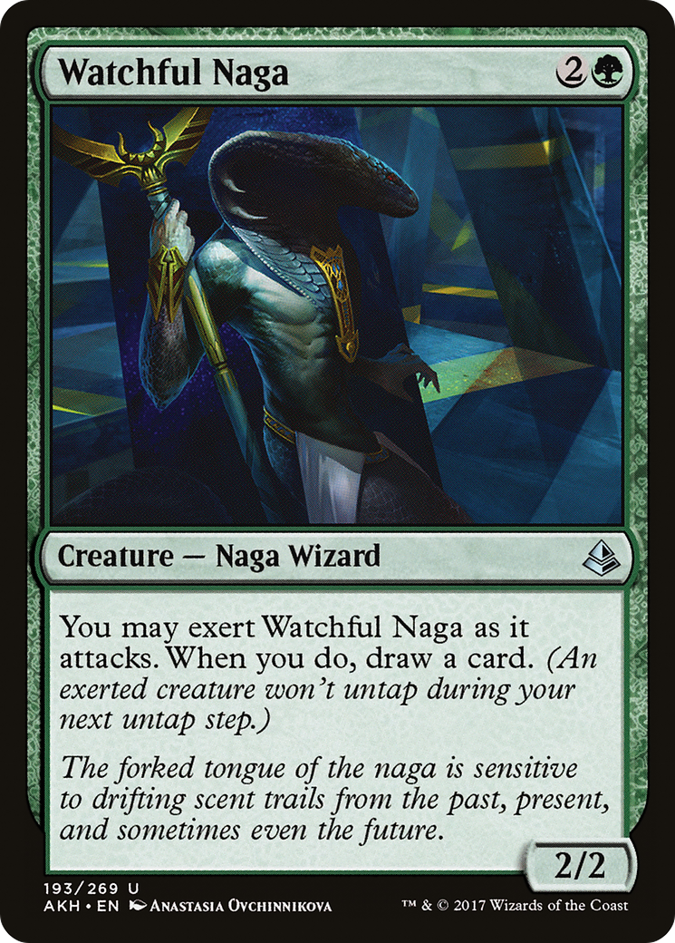 Watchful Naga [Amonkhet] Foil