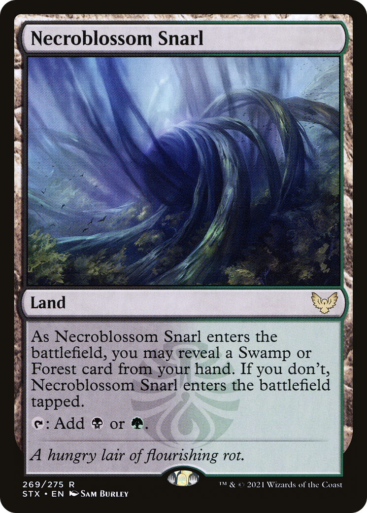 Necroblossom Snarl [Strixhaven: School of Mages] Foil