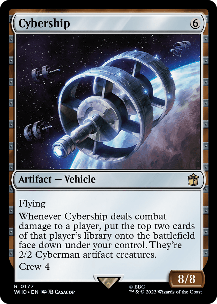 Cybership [Doctor Who] Foil