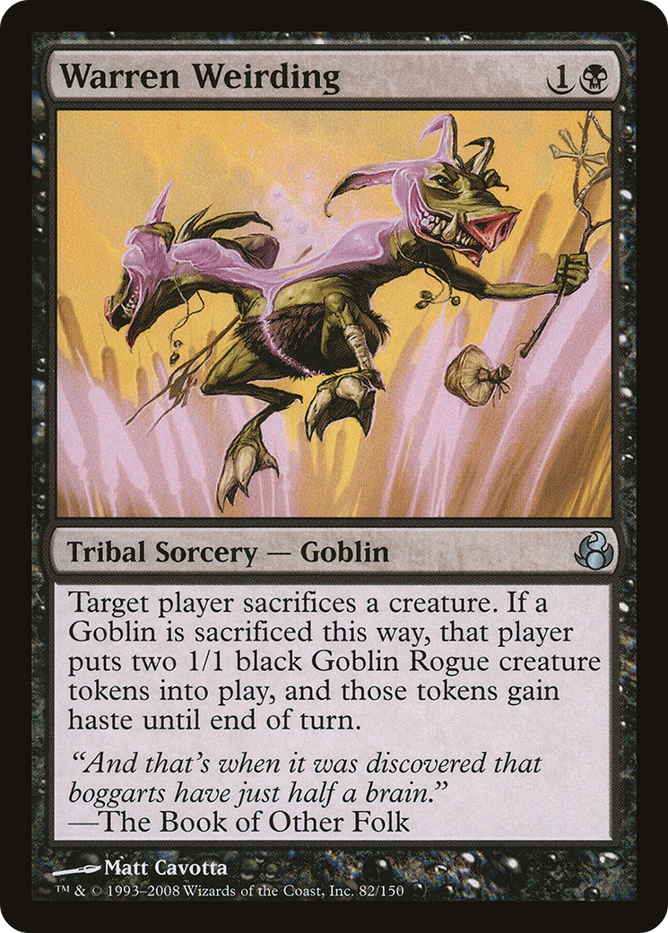Warren Weirding [Morningtide] Foil
