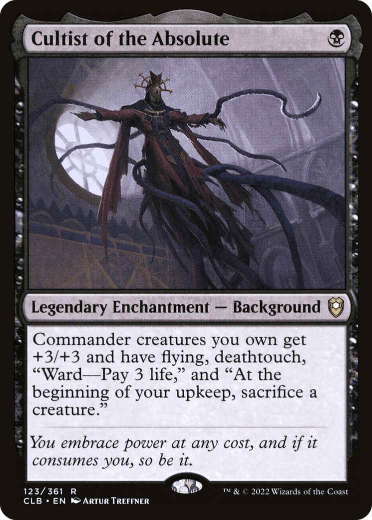 Cultist of the Absolute [Commander Legends: Battle for Baldur's Gate] Foil