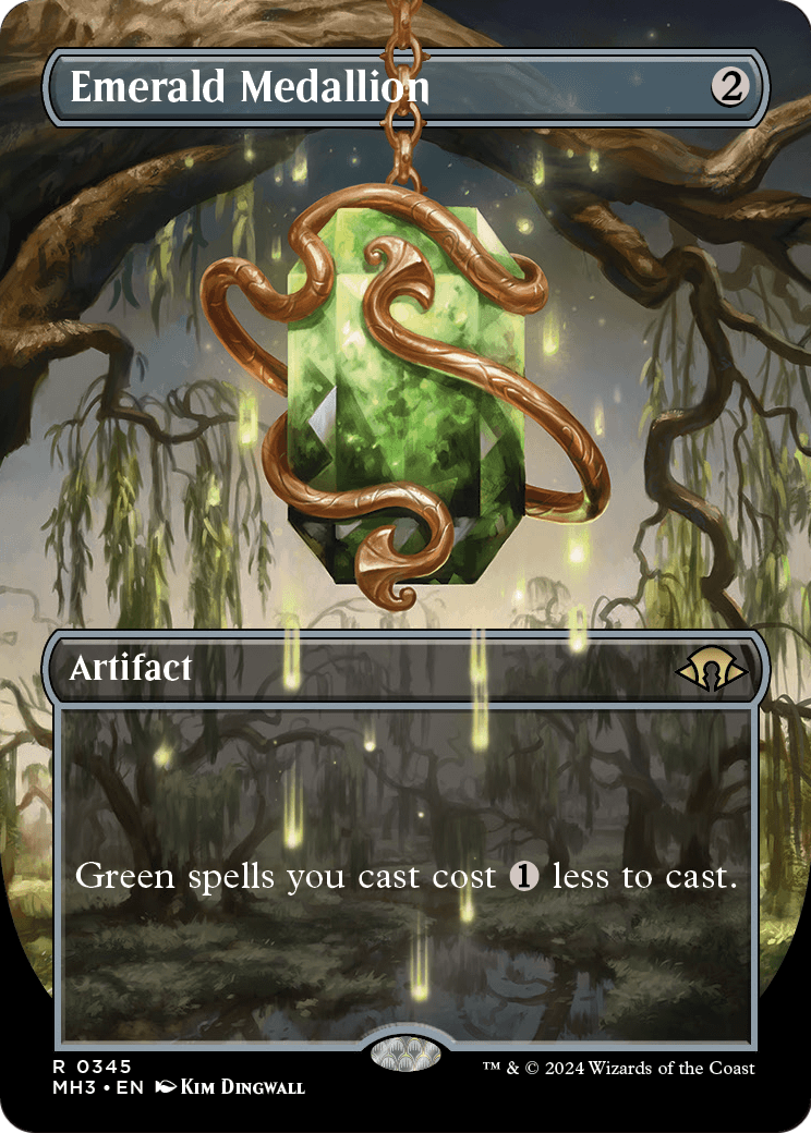 Emerald Medallion (Borderless) [Modern Horizons 3] Foil