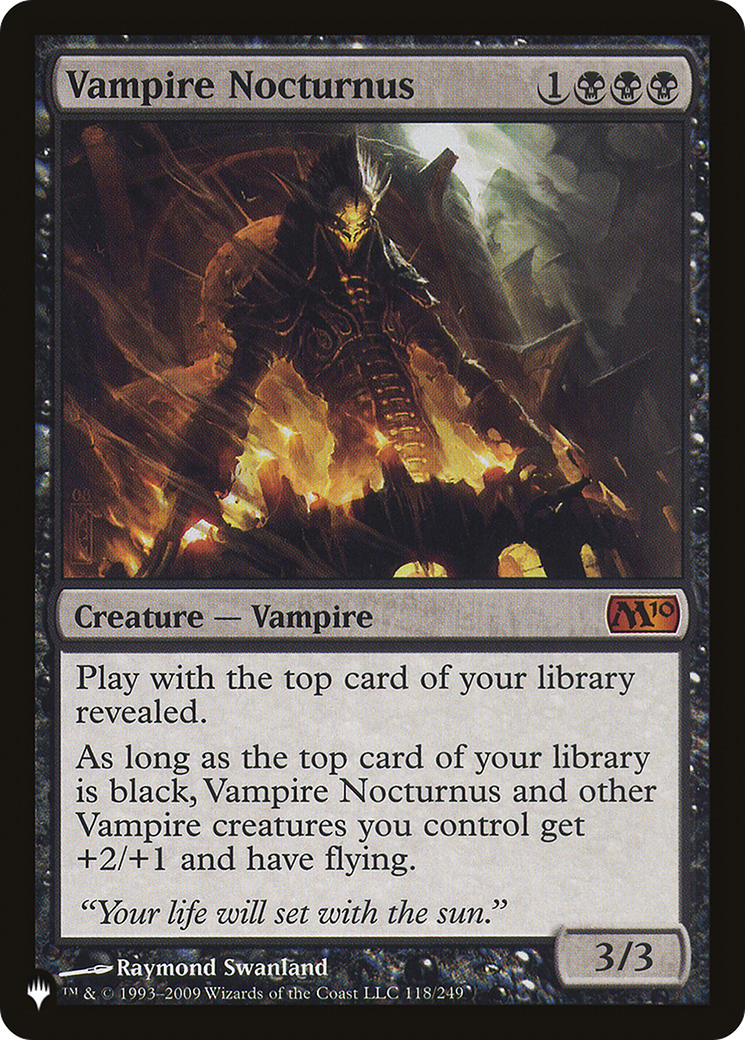 Vampire Nocturnus |  (M10-118) [The List]