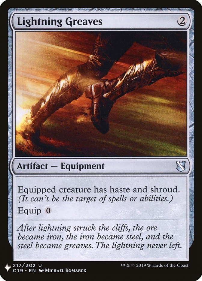 Lightning Greaves |  (C19-217) [The List]