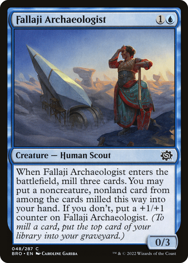 Fallaji Archaeologist [The Brothers' War] Foil