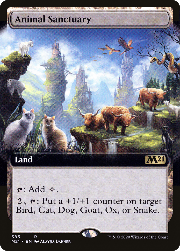 Animal Sanctuary (Extended Art) [Core Set 2021] Foil