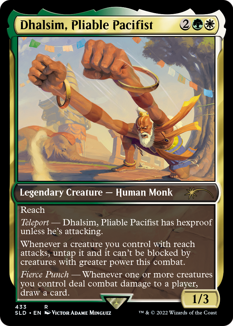 Dhalsim, Pliable Pacifist [Secret Lair Drop Series] Foil