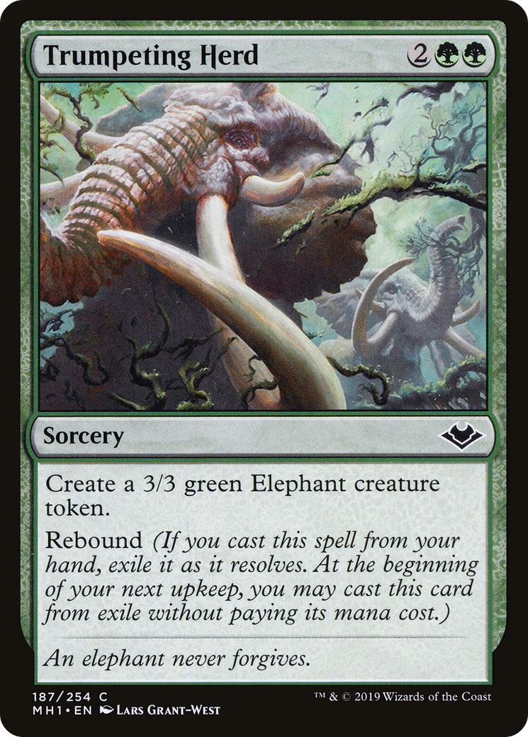 Trumpeting Herd [Modern Horizons] Foil