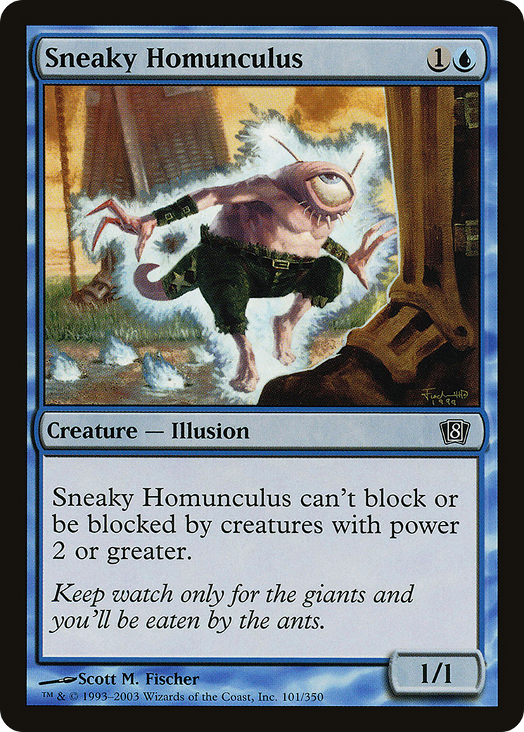 Sneaky Homunculus [Eighth Edition] Foil