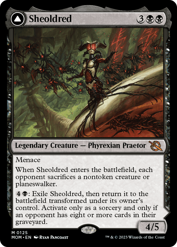 Sheoldred // The True Scriptures [March of the Machine] Foil