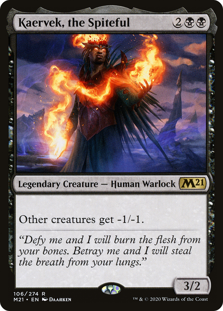 Kaervek, the Spiteful [Core Set 2021] Foil